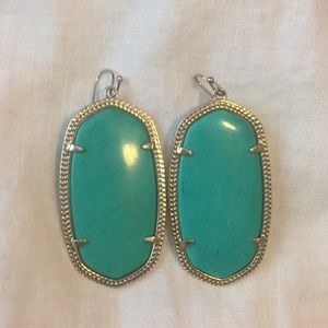 Turquoise Danielle Kendra Scott earrings